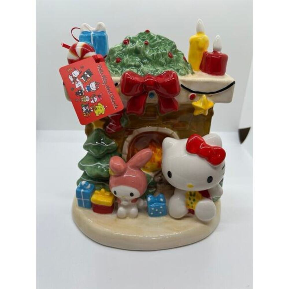 Hello kitty and‎ my melody Christmas blue sky ceramic fireplace